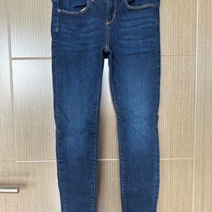 LOFT Petite Dark Blue Jeans - Size 25P